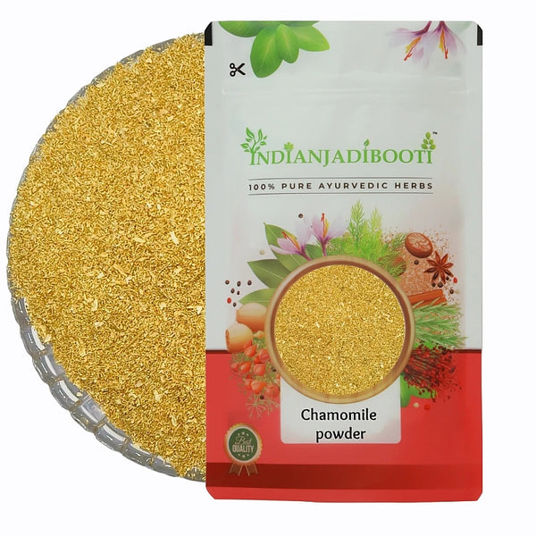 Chamomile (Dry Flower) (Includes Crushed Flower in Granular Powdered Form)- Gul Babuna - Babune Ka Phool - Karpurapuspa - Karpura Puspa for Tea and Skin - Matricaria Chamomilla by Aushadh kutir