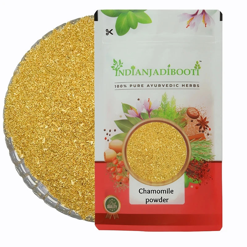 Chamomile (Dry Flower) (Includes Crushed Flower in Granular Powdered Form)- Gul Babuna - Babune Ka Phool - Karpurapuspa - Karpura Puspa for Tea and Skin - Matricaria Chamomilla by Aushadh kutir