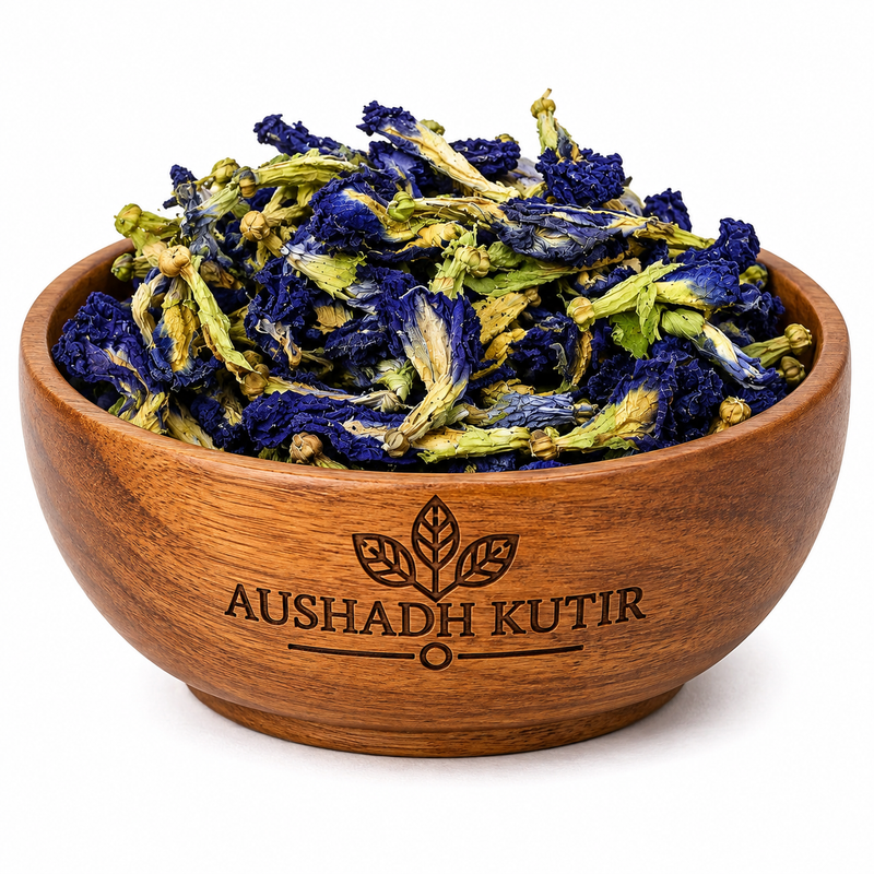 Butterfly Pea (Flower) for Tea - Aprajita (Phool) (Dried) - Shanka Pushpa - Blue Tea (Flower) - Shankhapushpi - Clitoria Ternatea
