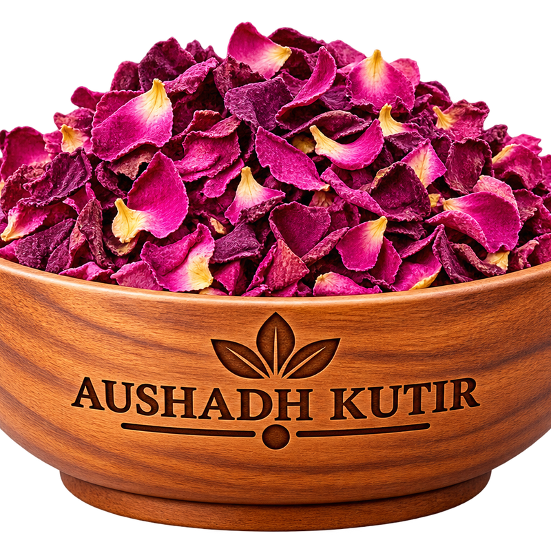 Dry Rose Petals – Dried Rose Petals | Gulab Ke Sukhe Phool | Natural Rose Petals | 100% Natural Dried Herbal Flower