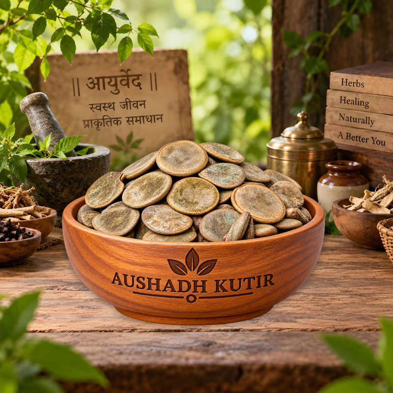Kuchla Seeds – Kuchla Beej | Strychnos nux-vomica | Nux Vomica Seeds | Natural Dried Ayurvedic Seeds | Traditional Herbal Raw Material