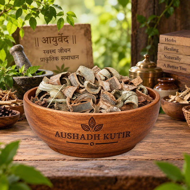 Kuda Chhal – Kutaj Chaal | Holarrhena antidysenterica | Kutaja Bark | Kurchi Bark | Natural Dried Ayurvedic Herbal Bark | Traditional Herbal Raw Material