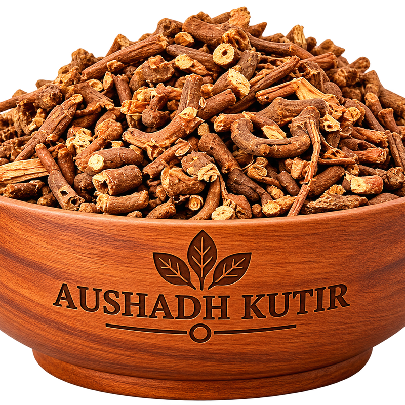 Piplamool Whole – Ganthoda | Pipal Mul | Piper longum Root | Long Pepper Root | Whole Dried Herbal Root