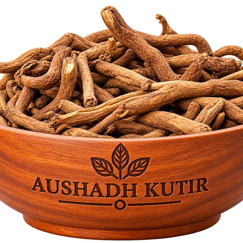 Sarpagandha Root Whole – Rauwolfia serpentina Root | Sarpagandha Jadh | Chota Chand Root | Indian Snakeroot | Black Snakeroot | Whole Dried Botanical Root | Premium Herbal Raw Material