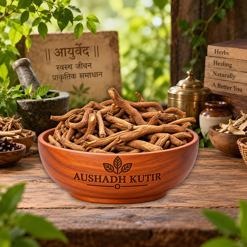 Sarpagandha Root Whole – Rauwolfia serpentina Root | Sarpagandha Jadh | Chota Chand Root | Indian Snakeroot | Black Snakeroot | Whole Dried Botanical Root | Premium Herbal Raw Material